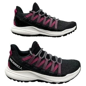 Merrell Women's Bravada Edge Black Fuchsia Hiking Trail Sneaker Shoes Size 7